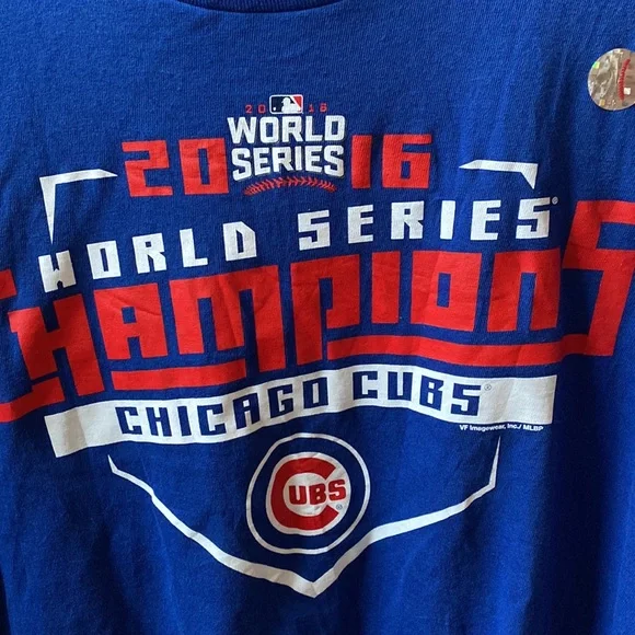 NWT Chicago Cubs 2016 World Series Champs long sleeve - Picture 2 of 4